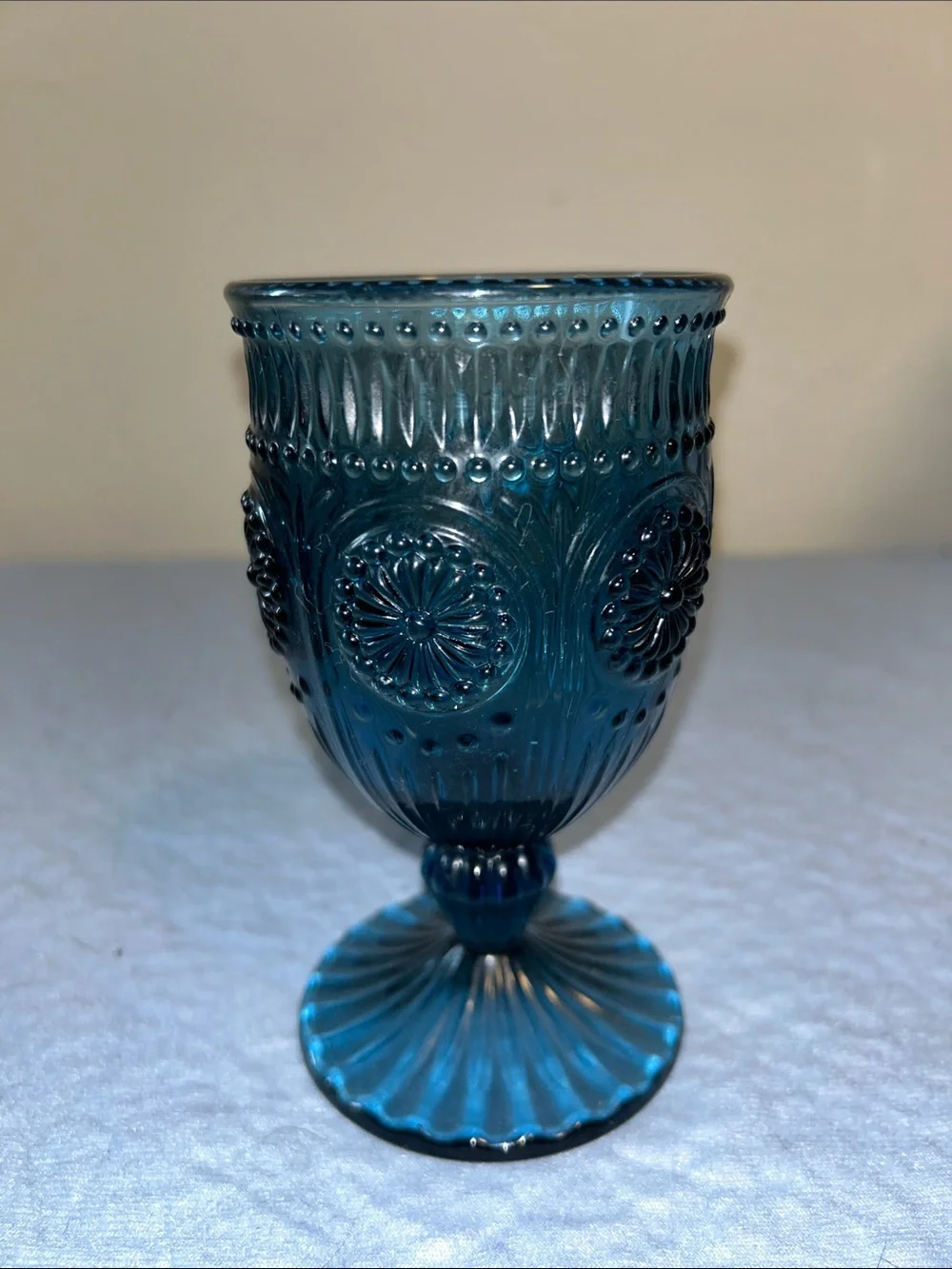 Shannon Crystal by Godinger, Medallion Collection Plate and Goblet